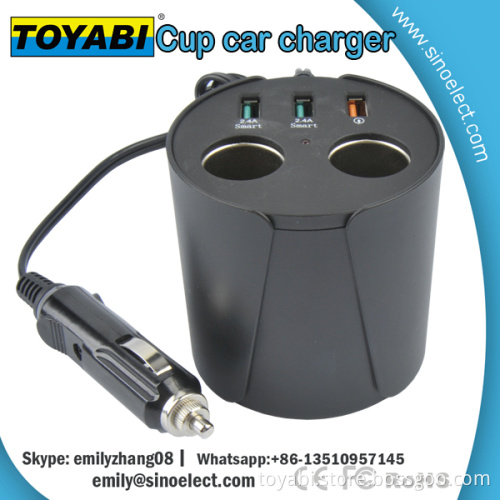New arrival Universal CUP holder car charger hub charger